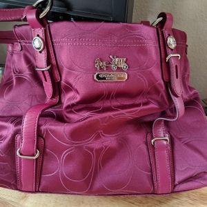 Coach purple bag